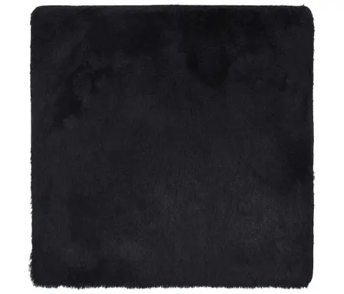 Kõrge Narmaga Shaggy Vaip, Navarra, Must, 120X120 cm Polüester