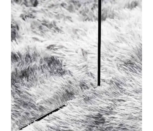 Kõrge Narmaga Shaggy Vaip, Navarra, Hõbehall, 120X120 Cm