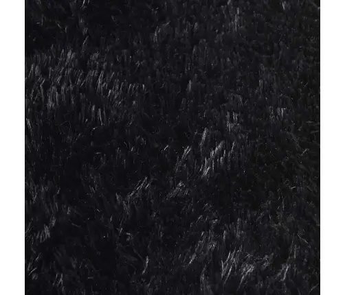 Shaggy Tipo Kilimas, Navarra, 160X160 cm Juodos, Poliesteris
