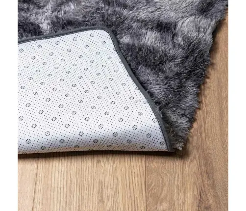 Kõrge Narmaga Shaggy Vaip, Navarra, Tumehall, 160X160 Cm