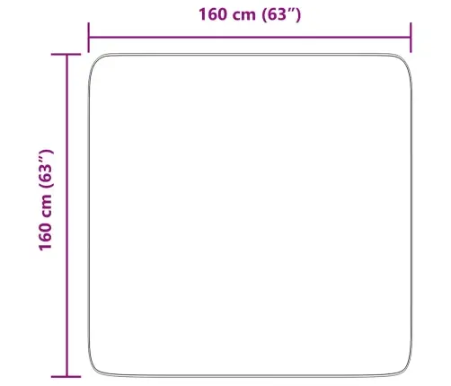 Shaggy Tipo Kilimas, Navarra, 160X160 cm Dulkėta Rožinė Shaggy Tipo Kilimas, Navarra, 160X160 cm Dulkėta Rožinė