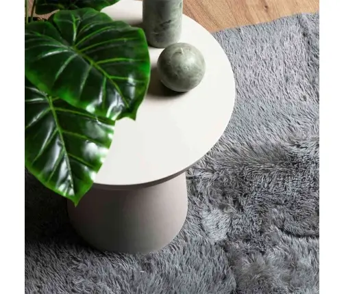 Shaggy Tipo Kilimas, Navarra, 160X160 cm Šviesiai Pilka