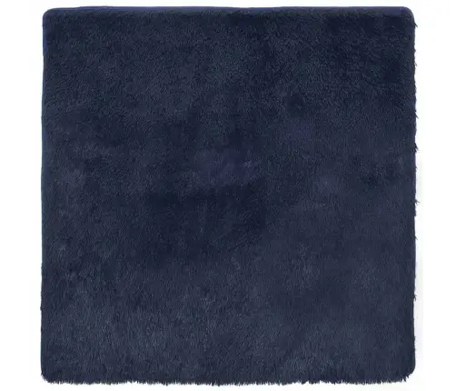 Shaggy Tipo Kilimas, Navarra, 160X160 cm Tamsiai Mėlyna