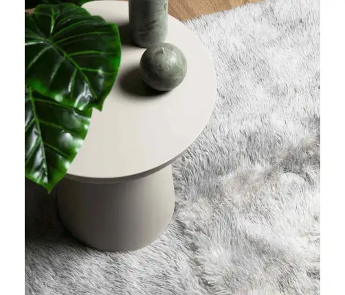 Shaggy Tipo Kilimas, Navarra, 160X160 cm Sidabrinė Pilka