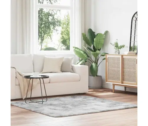 Shaggy Tipo Kilimas, Navarra, 160X160 cm Sidabrinė Pilka