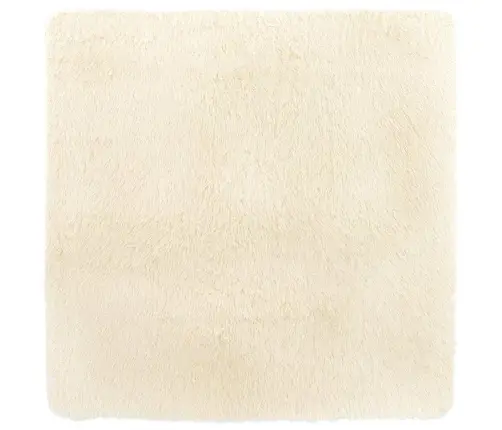 Paklājs, 200X200 Cm, Shaggy, Navarra, Krēmkrāsa, Poliesters Vidaxl
