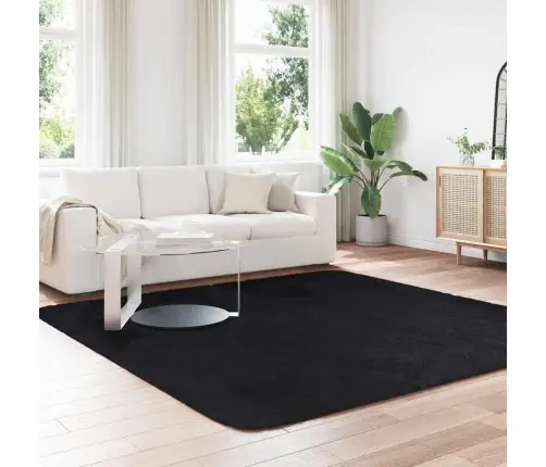 Paklājs, 240X240 Cm, Shaggy, Navarra, Melns, Poliesters Vidaxl Paklājs, 240X240 Cm, Shaggy, Navarra, Melns, Poliesters Vidaxl