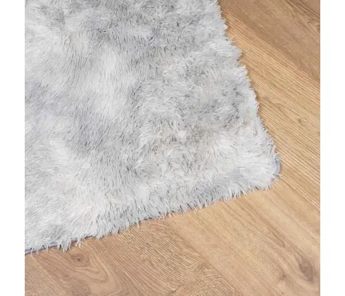 Kõrge Narmaga Shaggy Vaip, Navarra, Hõbehall, 240X240 Cm