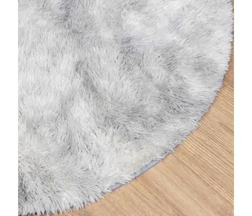 Paklājs, 100X100 Cm, Shaggy, Navarra, Sudrabaini Pelēka Vidaxl