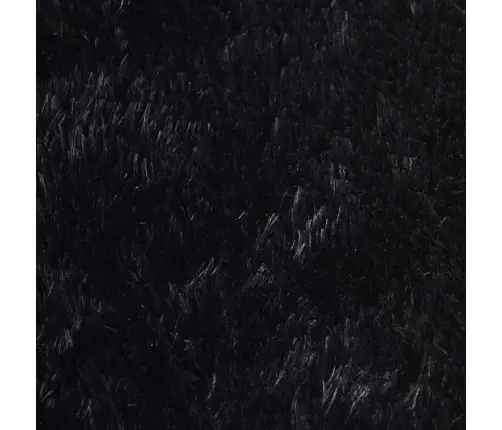 Shaggy Tipo Kilimas, Navarra, 120X120 cm Juodos, Poliesteris