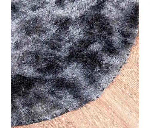 Kõrge Narmaga Shaggy Vaip, Navarra, Tumehall, 120X120 Cm