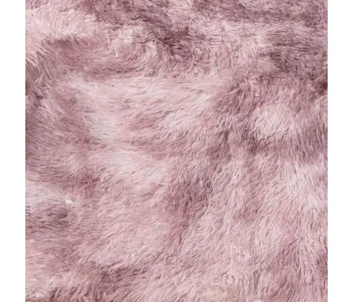 Kõrge Narmaga Shaggy Vaip, Navarra, Tolmune Roosa, 120X120 Cm