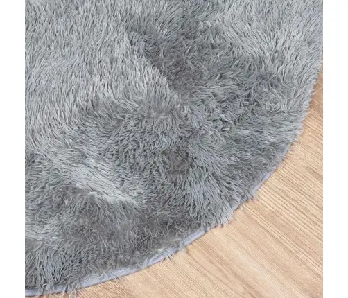 Kõrge Narmaga Shaggy Vaip, Navarra, Helehall, 120X120 Cm