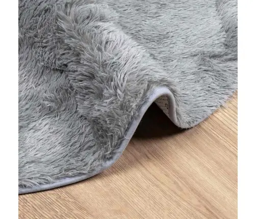 Kõrge Narmaga Shaggy Vaip, Navarra, Helehall, 120X120 Cm