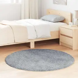 Paklājs, 120X120 Cm, Shaggy, Navarra, Gaiši Pelēka, Poliesters Vidaxl Paklājs, 120X120 Cm, Shaggy, Navarra, Gaiši Pelēka, Poliesters Vidaxl