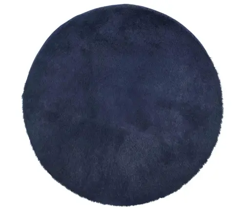 Paklājs, 120X120 Cm, Shaggy, Navarra, Zila, Poliesters Vidaxl