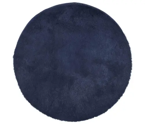 Paklājs, 160X160 Cm, Shaggy, Navarra, Zila, Poliesters Vidaxl