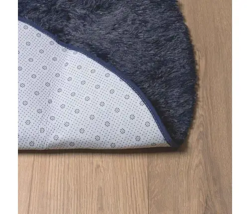 Paklājs, 160X160 Cm, Shaggy, Navarra, Zila, Poliesters Vidaxl