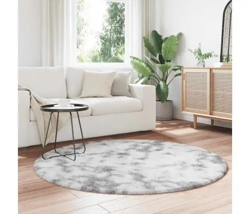 Kõrge Narmaga Shaggy Vaip, Navarra, Hõbehall, 160X160 Cm