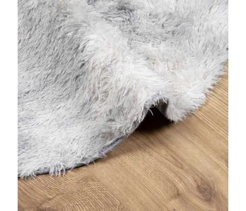 Kõrge Narmaga Shaggy Vaip, Navarra, Hõbehall, 160X160 Cm