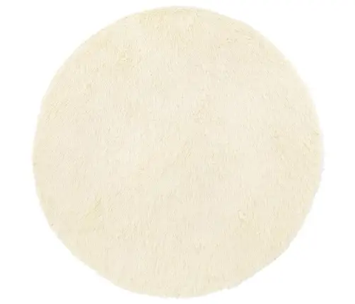Paklājs, 200X200 Cm, Shaggy, Navarra, Krēmkrāsa, Poliesters Vidaxl