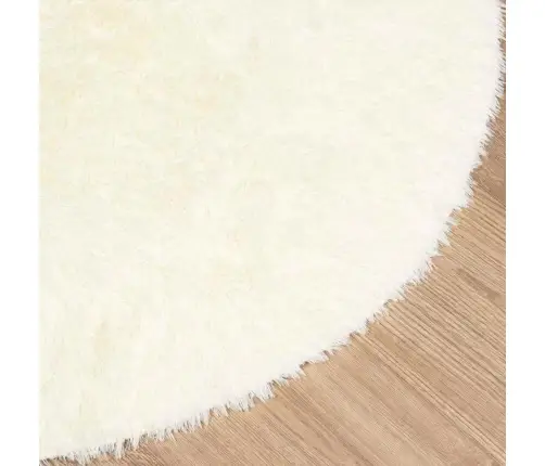 Paklājs, 200X200 Cm, Shaggy, Navarra, Krēmkrāsa, Poliesters Vidaxl