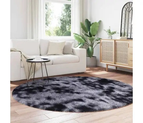 Kõrge Narmaga Shaggy Vaip, Navarra, Tumehall, 200X200 Cm