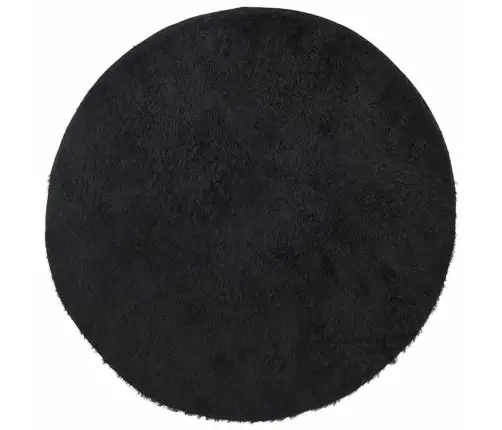 Kõrge Narmaga Shaggy Vaip, Navarra, Must, 240X240 cm Polüester