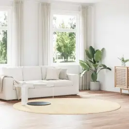 Kõrge Narmaga Shaggy Vaip, Navarra, Kreemjas, 240X240 Cm