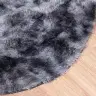 Kõrge Narmaga Shaggy Vaip, Navarra, Tumehall, 240X240 Cm