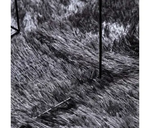 Kõrge Narmaga Shaggy Vaip, Navarra, Tumehall, 240X240 Cm