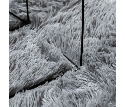 Kõrge Narmaga Shaggy Vaip, Navarra, Helehall, 240X240 Cm