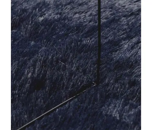 Paklājs, 240X240 Cm, Shaggy, Navarra, Zila, Poliesters Vidaxl