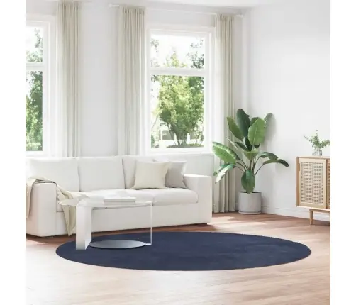 Paklājs, 240X240 Cm, Shaggy, Navarra, Zila, Poliesters Vidaxl