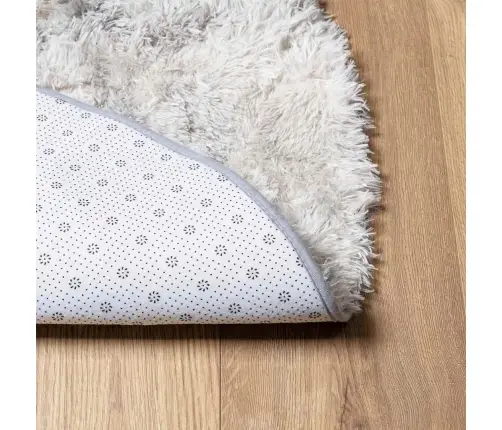 Paklājs, 240X240 Cm, Shaggy, Navarra, Sudrabaini Pelēka Vidaxl