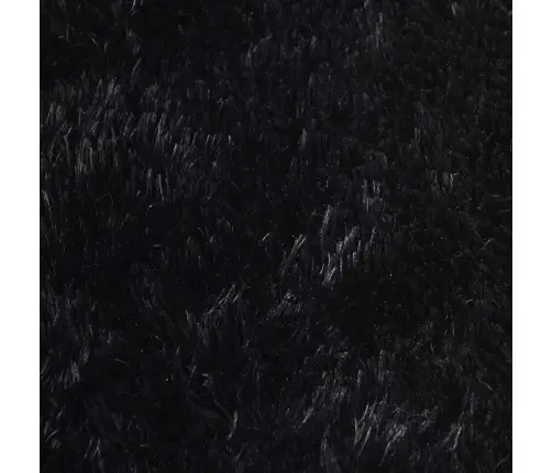 Paklājs, 300X200 Cm, Shaggy, Navarra, Melns, Poliesters Vidaxl