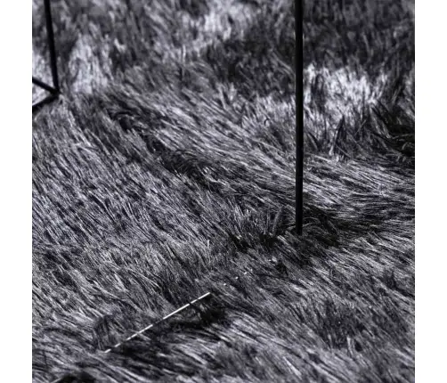 Shaggy Tipo Kilimas, Navarra, 300X200 cm Tamsiai Pilka