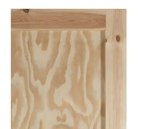 Iekštelpu Durvis 'Orkdal'86X211X4 Cm Cietā Koka Priežu Vidaxl