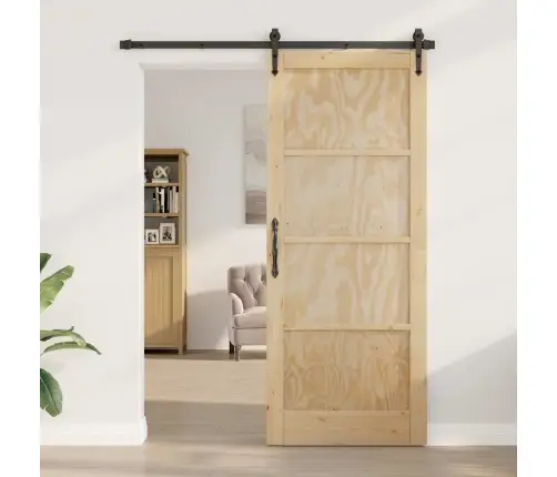 Iekštelpu Durvis 'Orkdal'86X211X4 Cm Cietā Koka Priežu Vidaxl