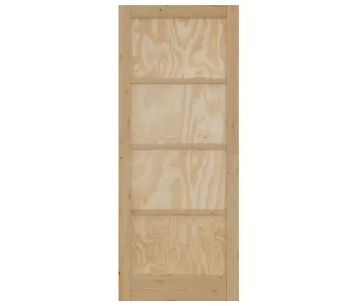 Iekštelpu Durvis 'Orkdal'86X211X4 Cm Cietā Koka Priežu Vidaxl