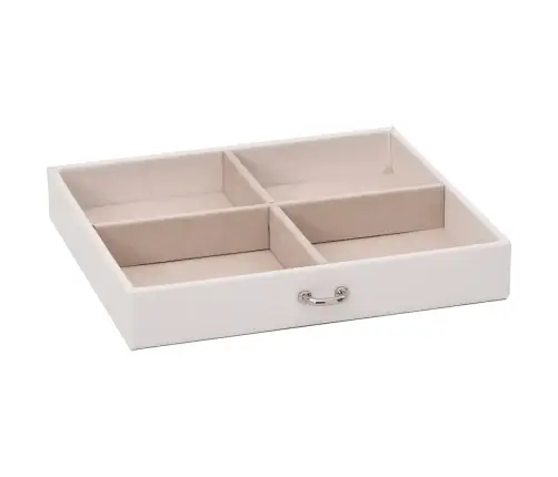 Rotaslietu Kastīte 4 Slāņu Ar Spoguli Slēdzamu 22,5X17,5X16,5Cm Vidaxl