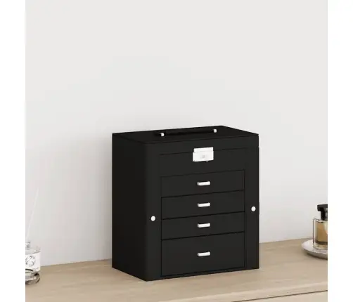 Ehtekarp 5-Kihiline Peegliga Lukustatav Must