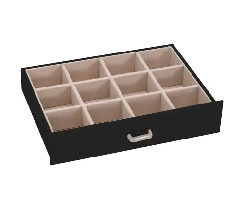 Ehtekarp 5-Kihiline Peegliga Lukustatav Must