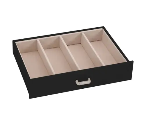 Ehtekarp 5-Kihiline Peegliga Lukustatav Must