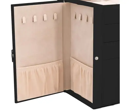 Ehtekarp 5-Kihiline Peegliga Lukustatav Must