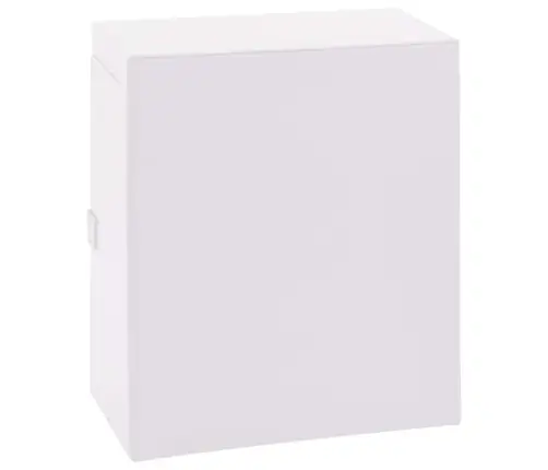 Papuošalų Dėžutė 6 Sluoksnių Su Veidrodžiu, Užrakinama, Balta