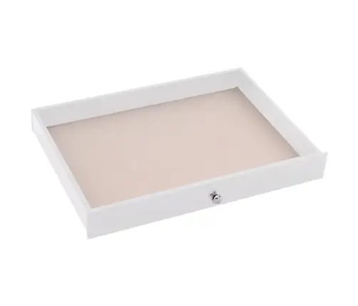 Juvelierizstrādājumu Kastīte 10Slāņu Pulksteņu Turētājiem Balti Vidaxl