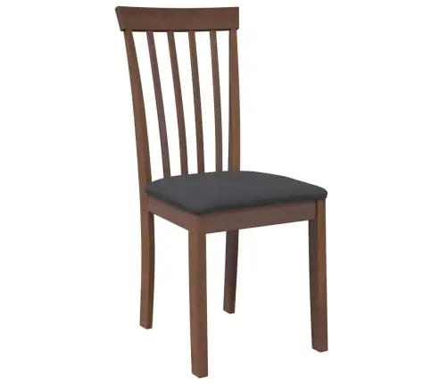 Ēdamistabas Krēsli Ar Spilveniem 2 Gab. Brūna Masīvkoka Gumija Vidaxl