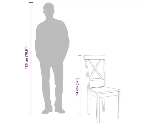 Valgomojo Kėdės 2 Vnt Baltos Medžio Masyvo Gumos