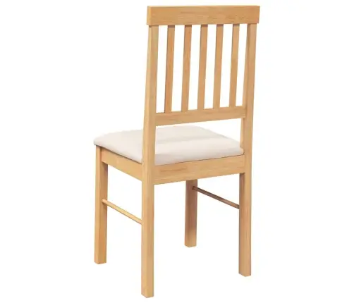 Valgomojo Kėdės Su Pagalvėlėmis 2 Vnt Medžio Masyvo Guma